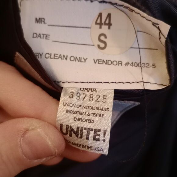 Vintage Stafford Executive‎ Worsted Wool Sport Coat Blazer Jacket Men's  44S - Picture 10 of 10